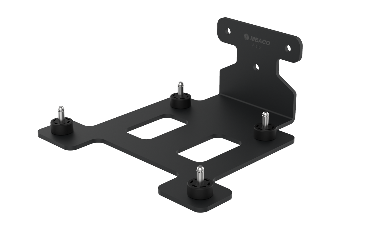 Meaco Arete® Wandhalterung für 10L & 12L, platzsparendes Design mit Direktabfluss und manueller Entleerung.