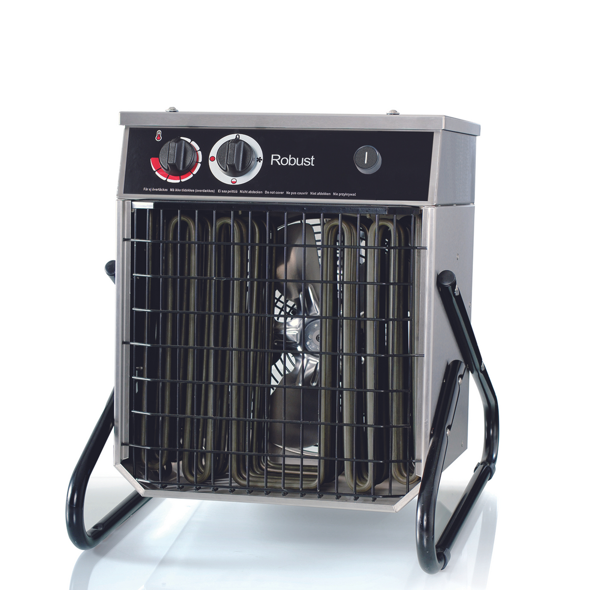 Veab Robust F 6000 W: Elektroheizer für feuergefährdete Zonen. Speziell geprüft, robust gebaut und zuverlässig – ideal für sensible Industrieumgebungen.