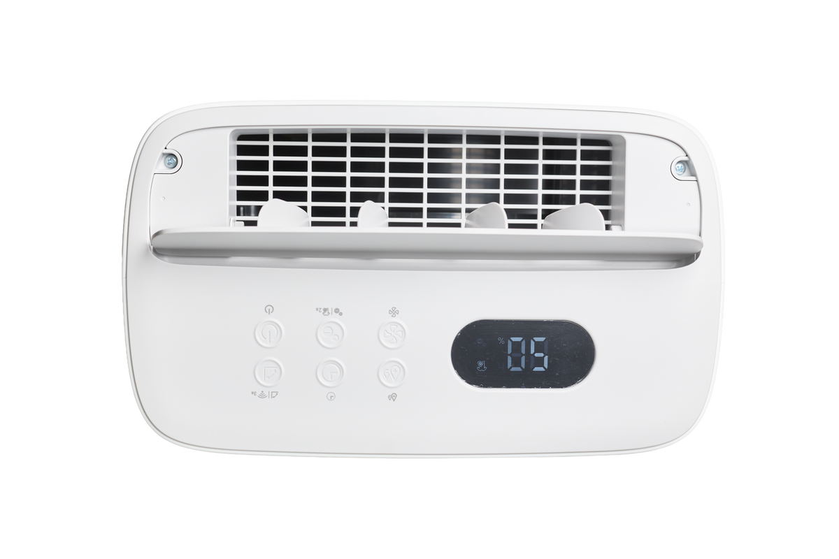 ecoQ DryAir Alpin Touch Display und Bedienfeld