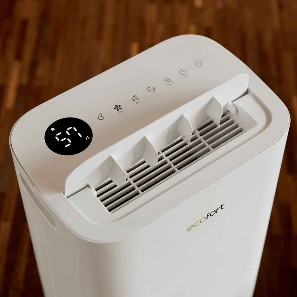 ecoQ DryAir 25L Complete Luftentfeuchter mit 4 Betriebsstufen, Hygrostat und Wäschetrocknerfunktion