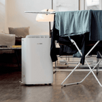 ecoQ DryAir 25L Complete Luftentfeuchter mit 25 l/24h Entfeuchtungsleistung, Hygrostat und Kindersicherung.