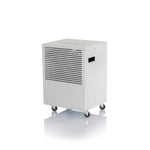 ecodry 425 - Limited White, tragbarer Luftentfeuchter mit 4 stabilen Lenkrollen, automatischer Abtauvorrichtung und robustem Metallgehäuse.