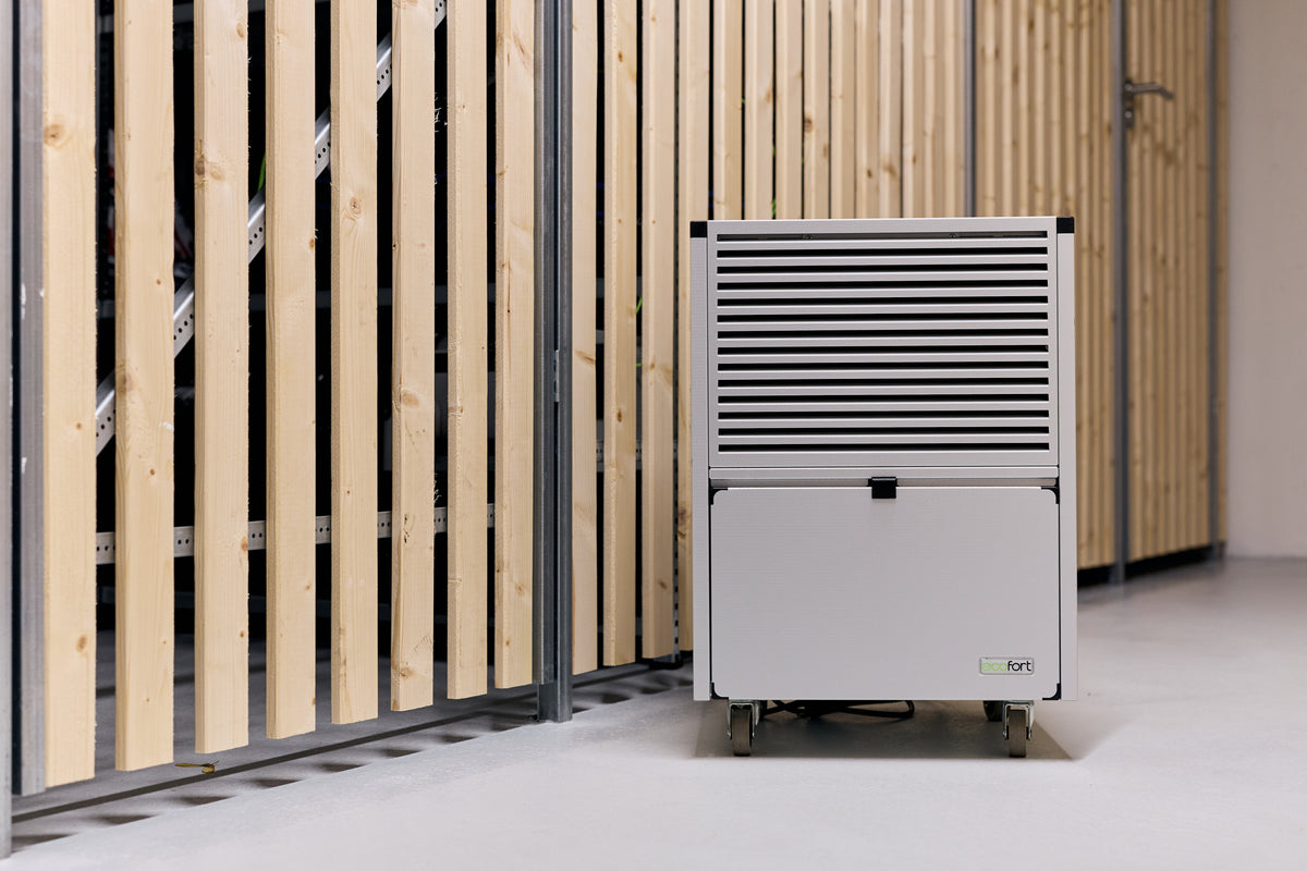 ecodry 625 Wäschetrockner mit 10 Betriebsstufen und automatischer Abtauung für effizientes Trocknen.