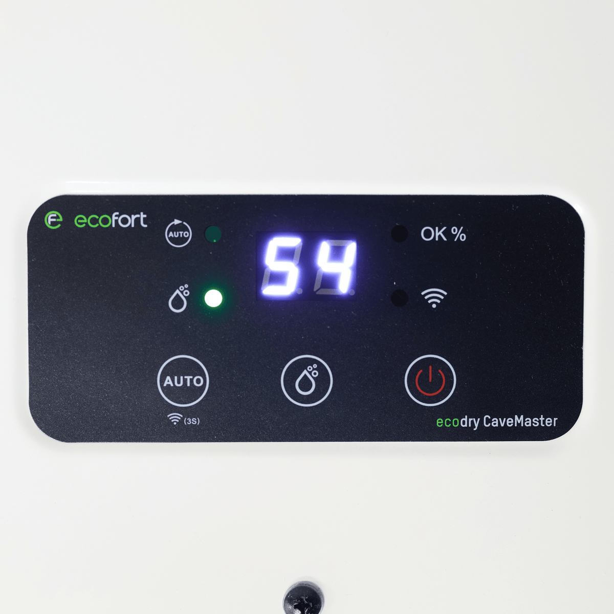 ecodry CaveMaster Oyster White: Premium-Luftentfeuchter für Weinkeller. Stilvoll, effizient und flüsterleise – schützt deine Sammlung zuverlässig.