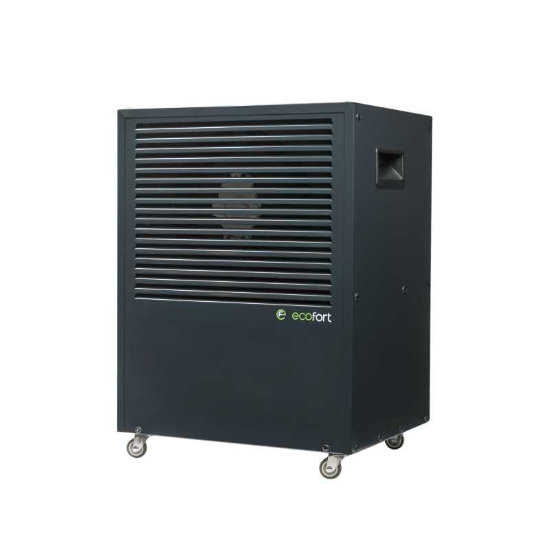 ecodry CaveMaster XP - Black Shade, energieeffizienter Luftentfeuchter mit automatischer Steuerung.