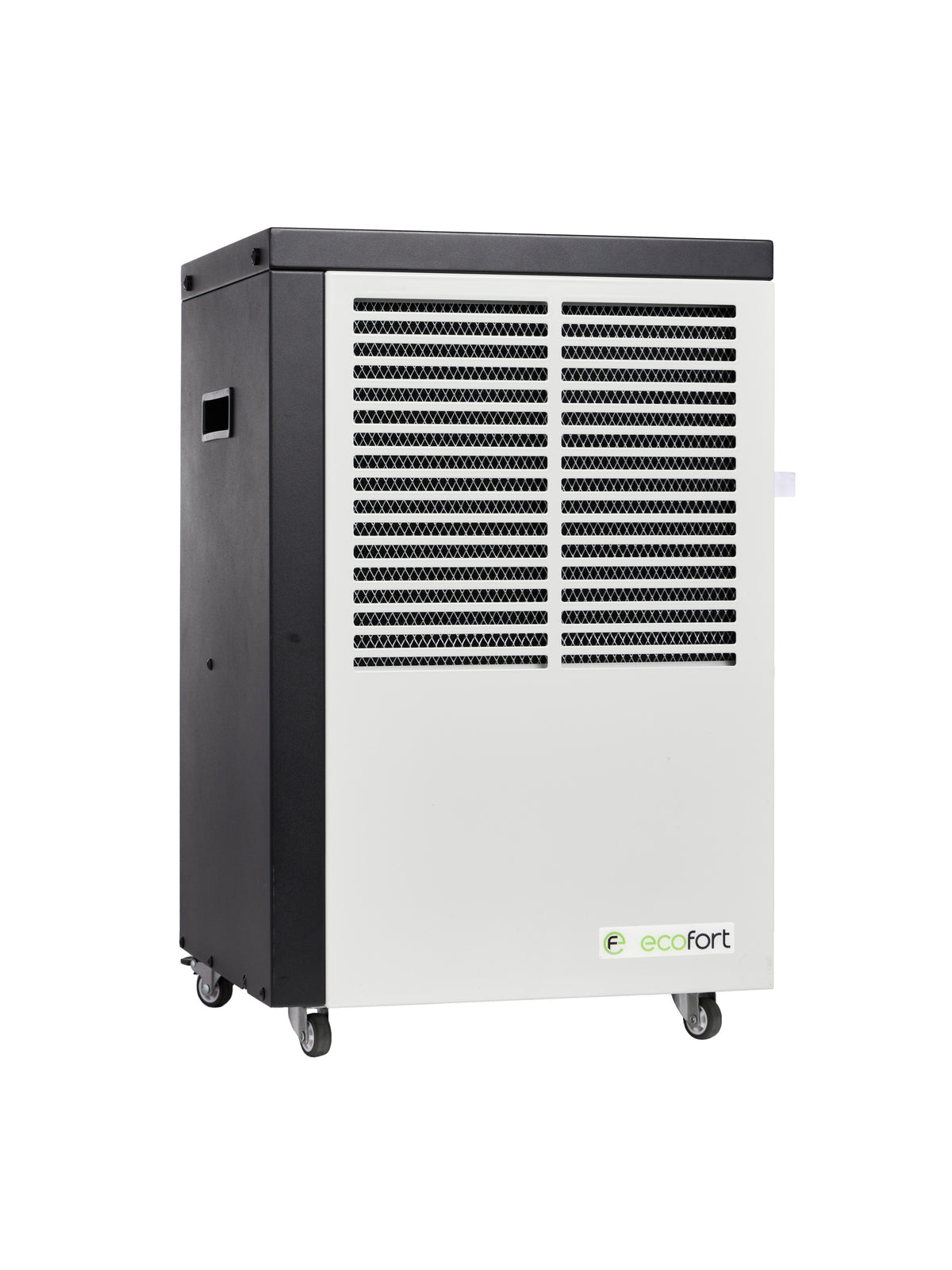 ecodry Neptun Wäschetrockner in Creamy White, mobil, für Räume bis 135 m², mit Hygrostat-Steuerung.