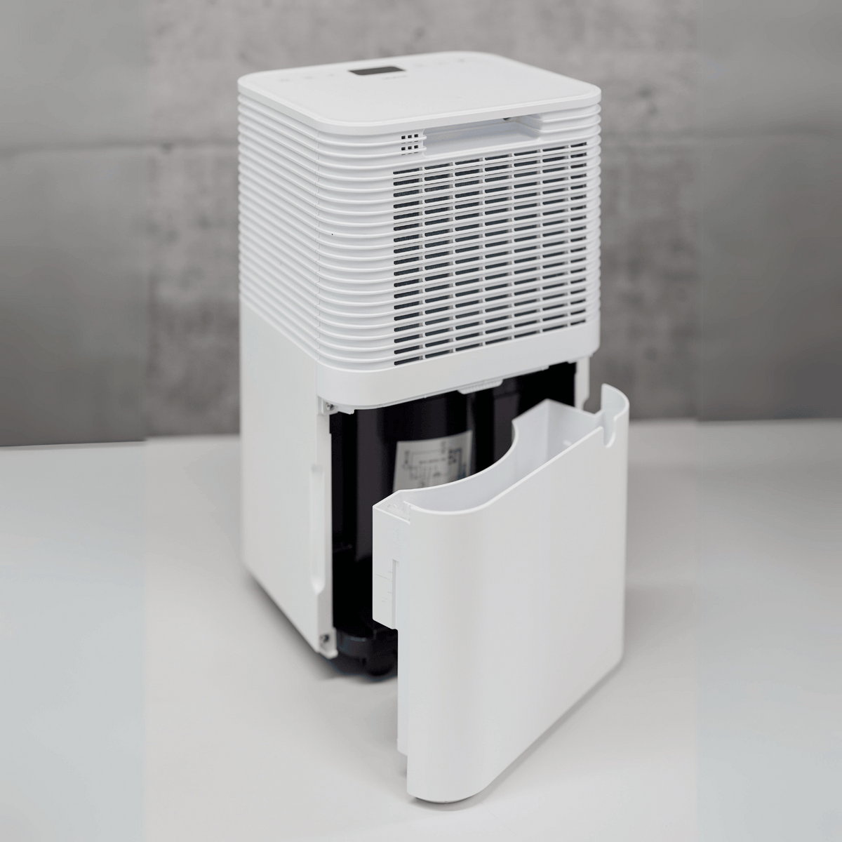ecoQ DryAir 12L Essential – dein täglicher Helfer gegen Feuchtigkeit. Platzsparend, leise im Betrieb und energiesparend.