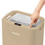 ecoQ DryAir 20L Energy Saver – Warm Sand, kraftvoller und leiser Raumentfeuchter mit geringem Stromverbrauch, TCS Testsieger