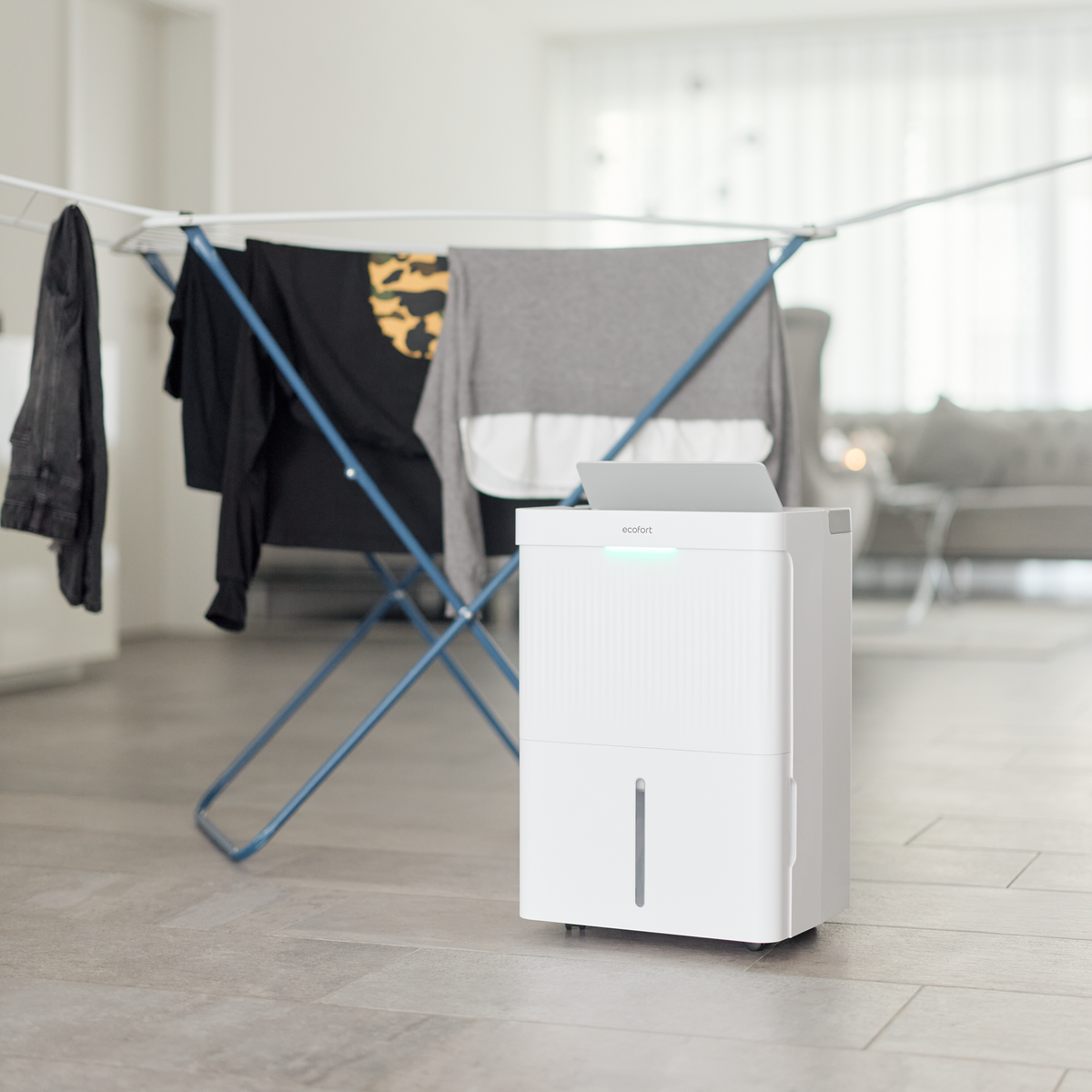 ecoQ DryAir 30L Essential – Auto-Start-Funktion für Dauerbetrieb oder Nutzung mit der PV-Anlage