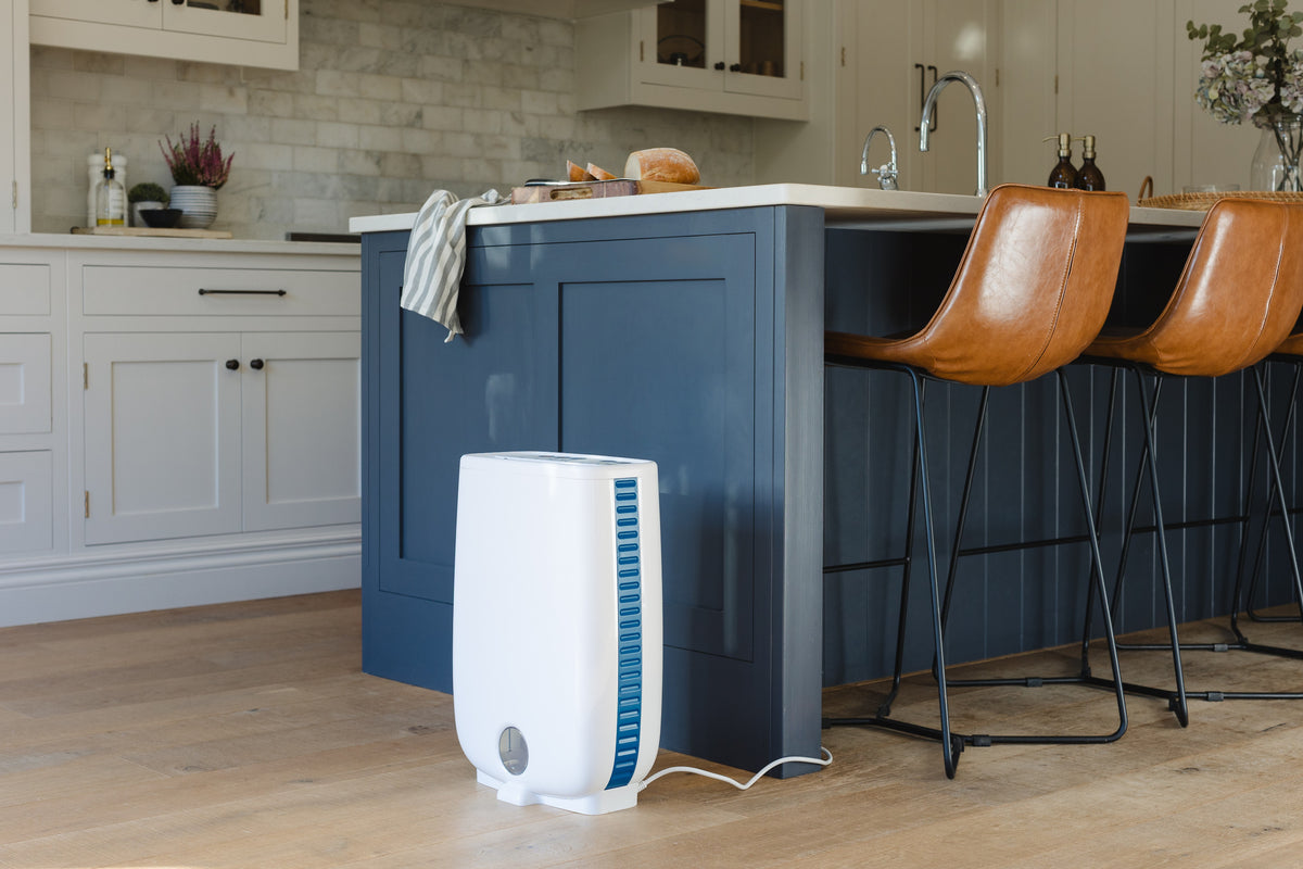 Meaco DD8L Luftentfeuchter mit Hygrostat, Ionisation und Wäschetrockner-Funktion für Räume bis 40 m².
