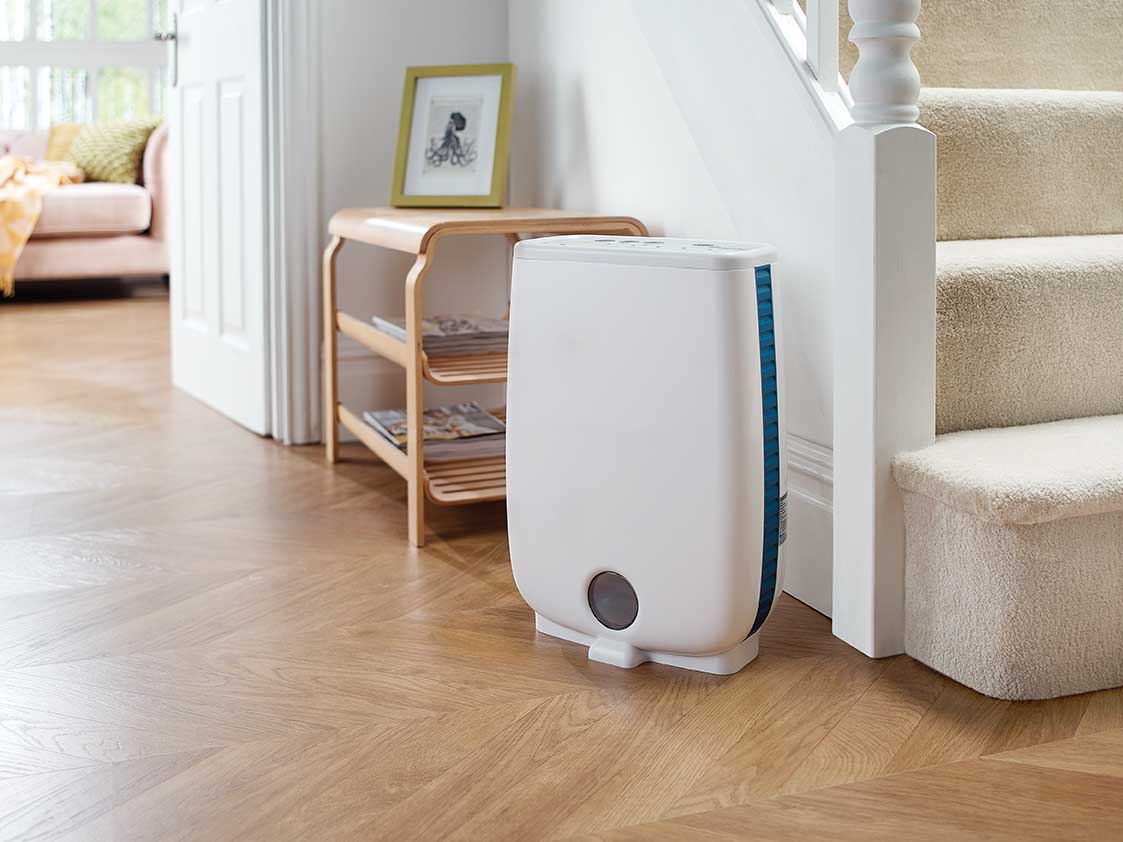 Meaco DD8L Luftentfeuchter mit 3 Betriebsstufen, Hygrostat und Wäschetrockner-Funktion für 40 m².