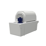 Microdam Apollo MD400W Luftentfeuchter mit 90-Grad-Rückschlagventil und geräuscharmem Motor.