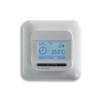 Elektro-Heizlüfter Veab ENV-L 3 kW mit Wandhalterung, IP44, für feuchte Räume geeignet.